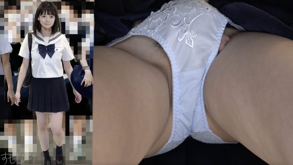【電車痴漢】規格外の神乳美少女に中出し痴漢！乳首クリ両責めでぐしょ濡れワレメに肉棒ブチ込み中出しやり逃げ-6
