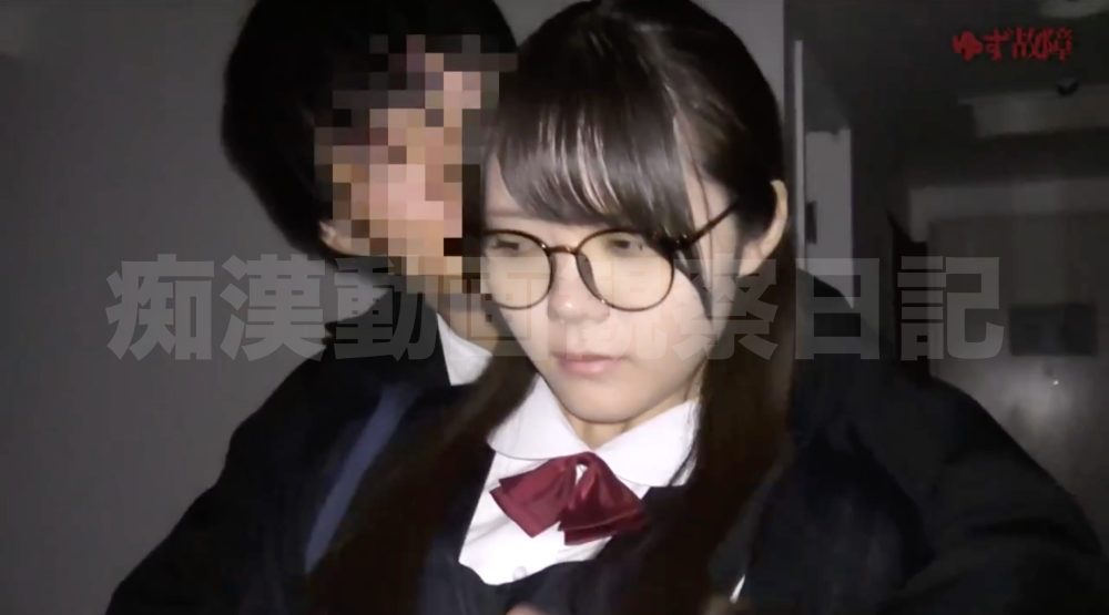 《メガネJK》【電車痴漢】N○SA勤務を夢見る宇宙物理系美少女★フェラだけで許して下さいと懇願されるもカリデカをブチ込む鬼畜痴漢-10