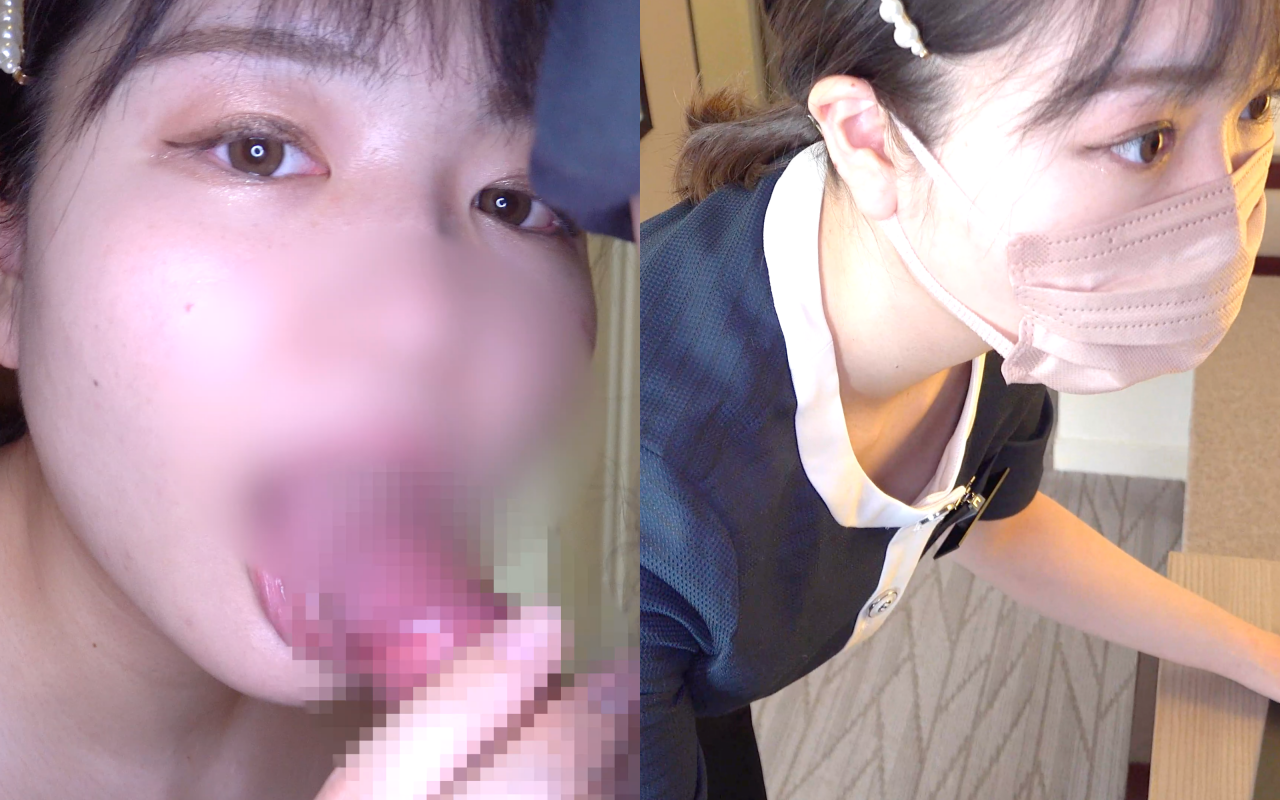 【ホテルマン】【交渉痴かん】全裸…！真面目かと思いきや制服を脱いだ途端、チンポ好きの片鱗を見せる！※なまチンポ成功【4K高画質】-0