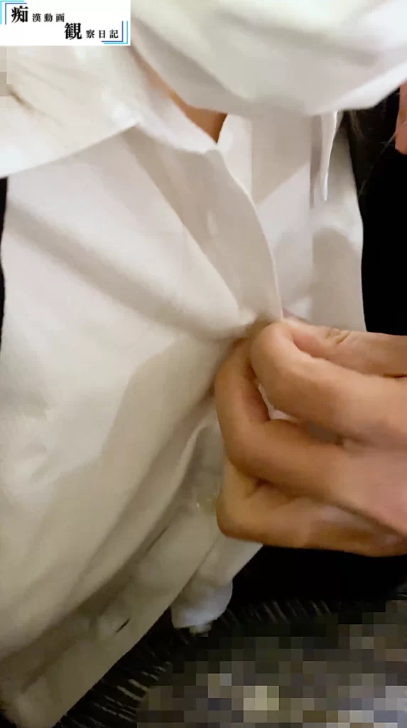 [痴〇×下着泥棒]紐パンを盗まれるOL。ノーパンタイツに手をぶっこまれ我慢できず絶頂直前に降車。-17