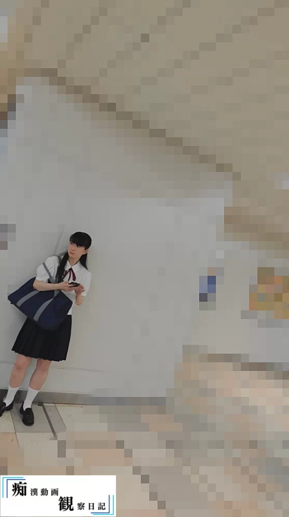 [15分超/卑劣極]未成熟な女学生を3人がかりで車内集団強手姦-1