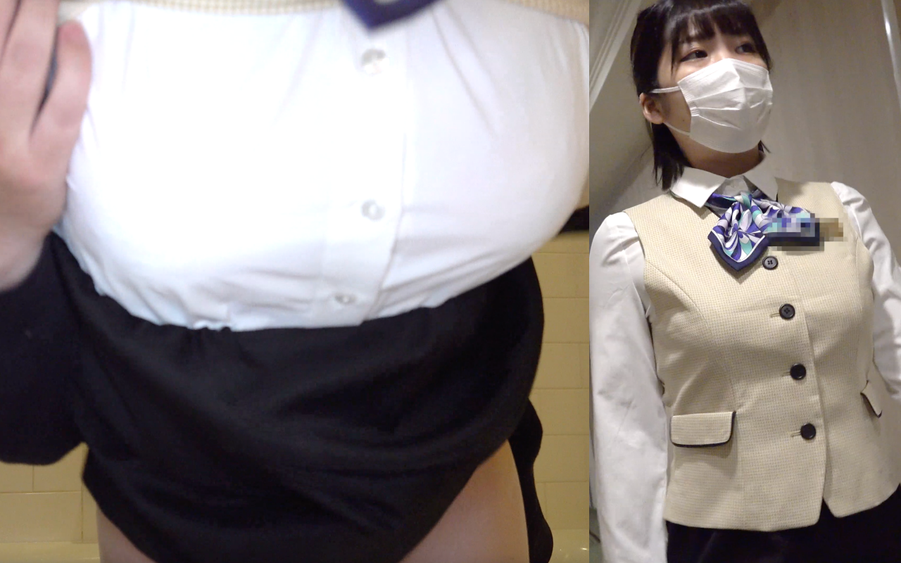 【ホテルマン】【交渉痴かん】途中から…！粛々と交渉を受け入れ、自らくぱぁしてベッドで追撃大成功【4K高画質】-0
