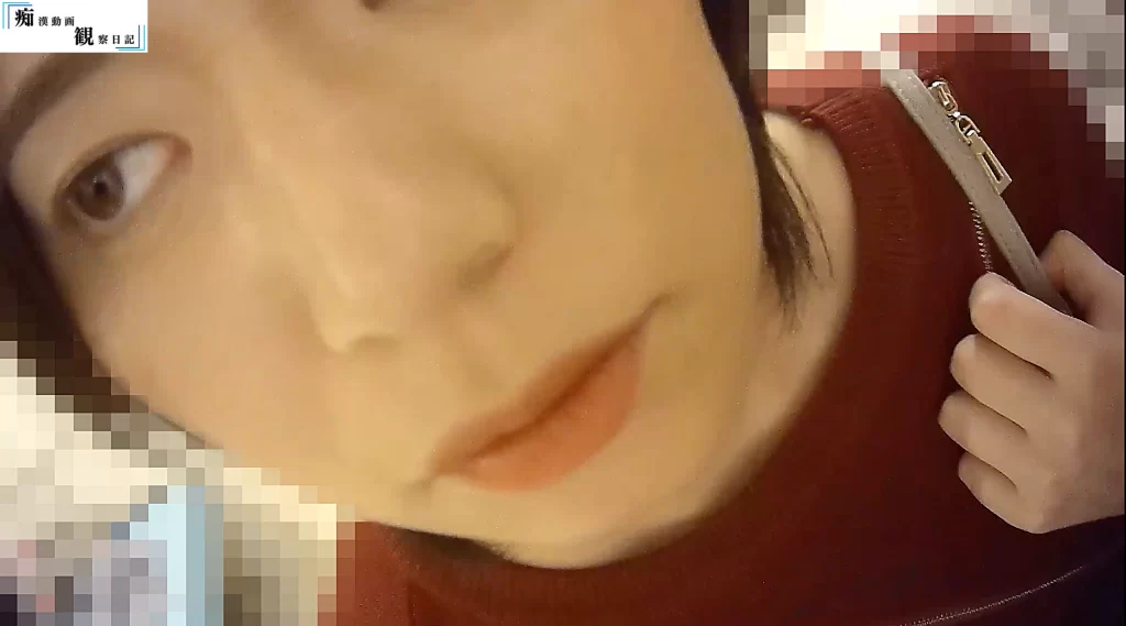 鉄道通勤の闇#4 真っ赤なワンピのモデル系お姉-3