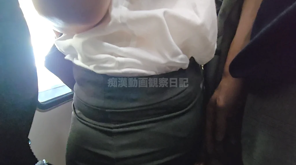 痴かん狂信者 #90【★2】朝の満員車両に乗り込む激エロ露出狂女、タイトミニスカ越しのデカ尻にお触り挑戦-10