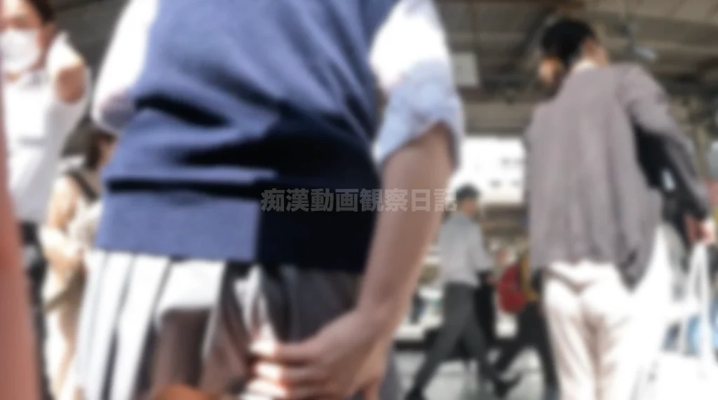 痴かん狂信者 #96【★4】激かわミニスカ娘の重ね履きスパッツをずらして純白パンツ越しにムチ尻揉み。無念にも重ね履きの意味なく。-22