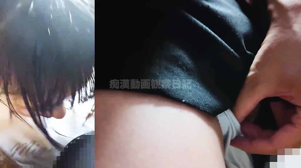 【窃触窃挿フル50分超/私服K】一生忘れない。夏休みに乗った電車での出来事-43