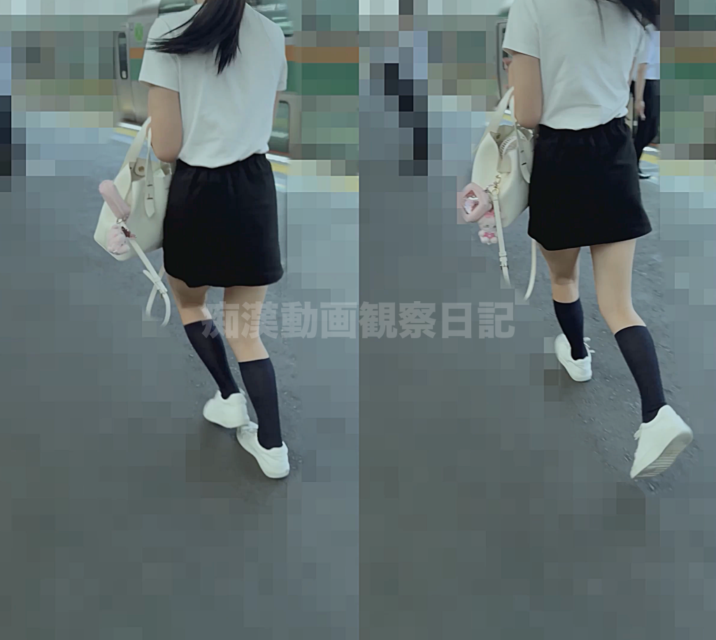 【窃触窃挿フル50分超/私服K】一生忘れない。夏休みに乗った電車での出来事-44