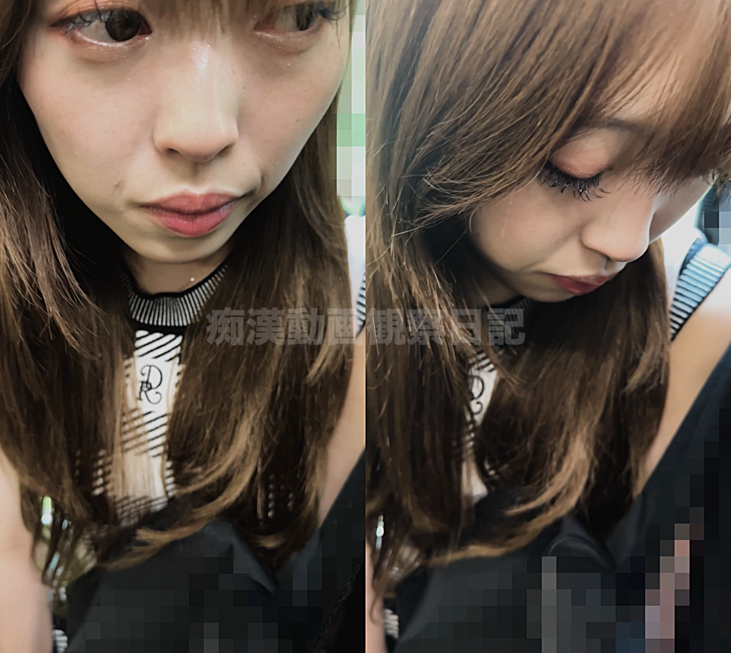 [窃触/ギャル]ウルトラTバック即窃挿。勃起陰核同時責め満員電車サンドイッチFack-2