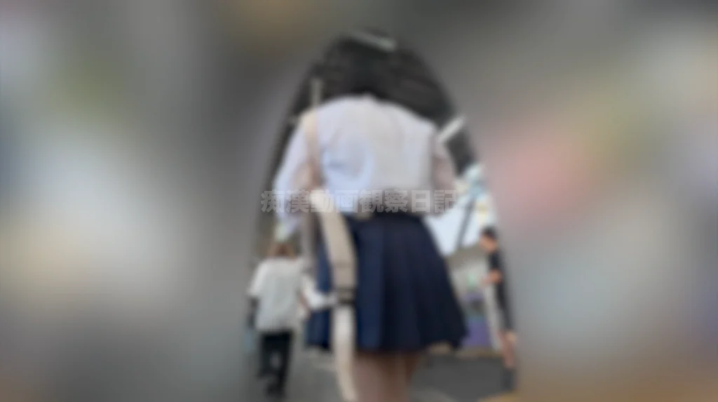 痴かん狂信者 #119【★5】黒髪清楚系美脚ミニスカ娘の純白Pをずらして秘部露出、長時間生マン→指に付着するねっとり白濁液-36