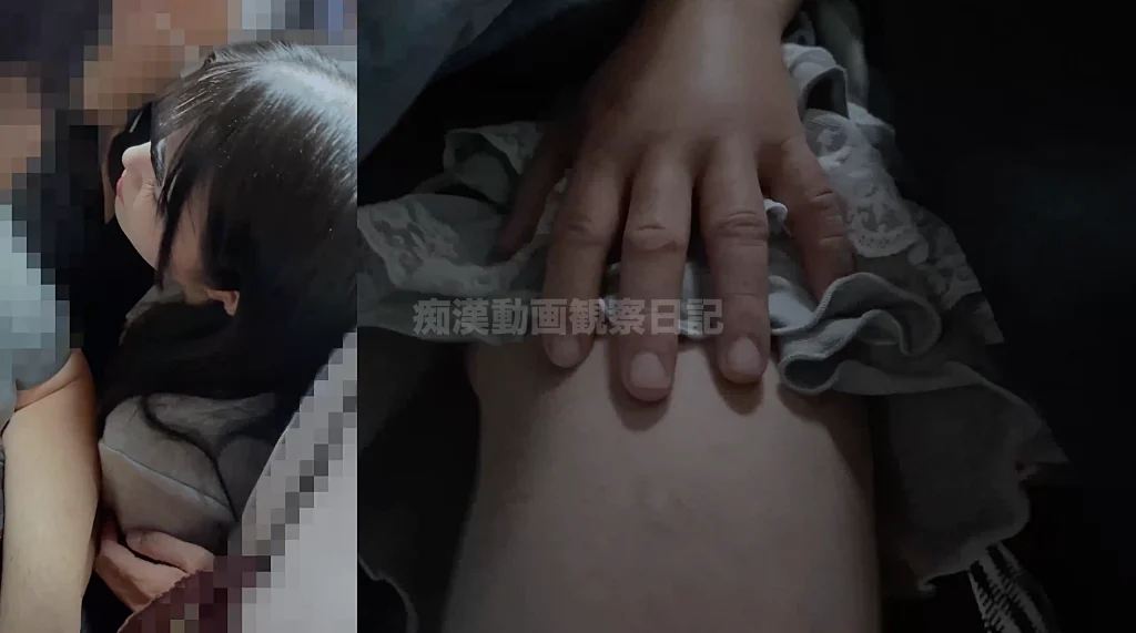 ［長時間48分窃触］流出。清純派センターの公共玩具堕ち。王道窃触性的吐息漏れ。-6