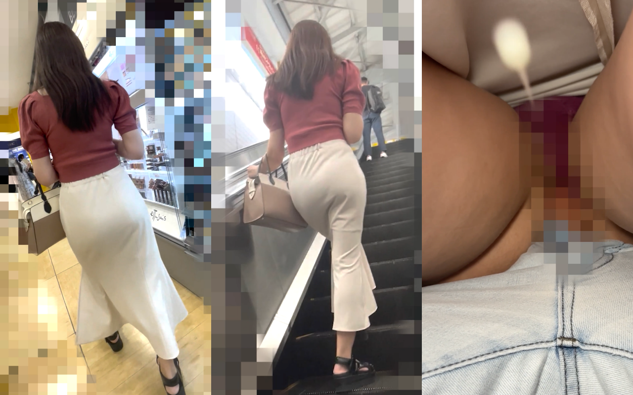 [乗車記録168]アンニュイ眼鏡美女の本能的受容...ロングスカートに浮き出る腰回りの曲線に理性が狂う。-0