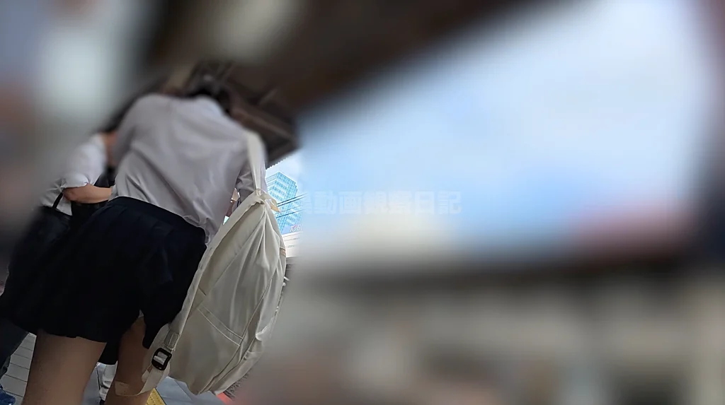 痴かん狂信者 #162【★4】小柄なツインテ娘のムチ尻を長時間揉みまくり、スカート捲れてパンツ丸見えのままホームを歩く姿を追跡！-31