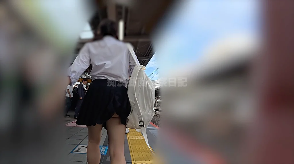 痴かん狂信者 #162【★4】小柄なツインテ娘のムチ尻を長時間揉みまくり、スカート捲れてパンツ丸見えのままホームを歩く姿を追跡！-33