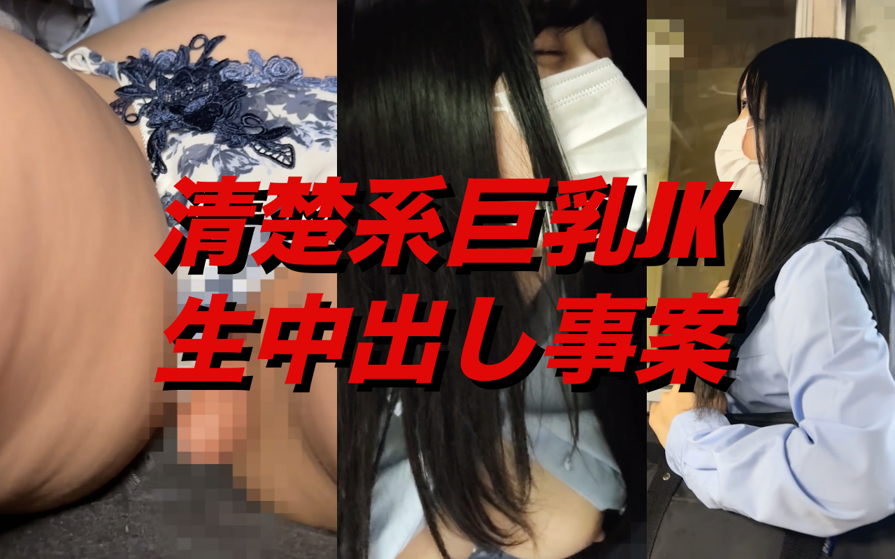 [乗車記録179] ロング黒髪・清楚系巨乳現役個体-0