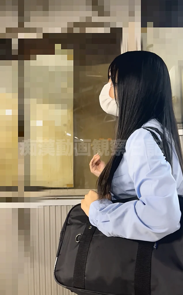 [乗車記録179] ロング黒髪・清楚系巨乳現役個体-1