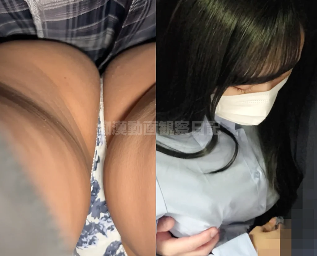 [乗車記録179] ロング黒髪・清楚系巨乳現役個体-4