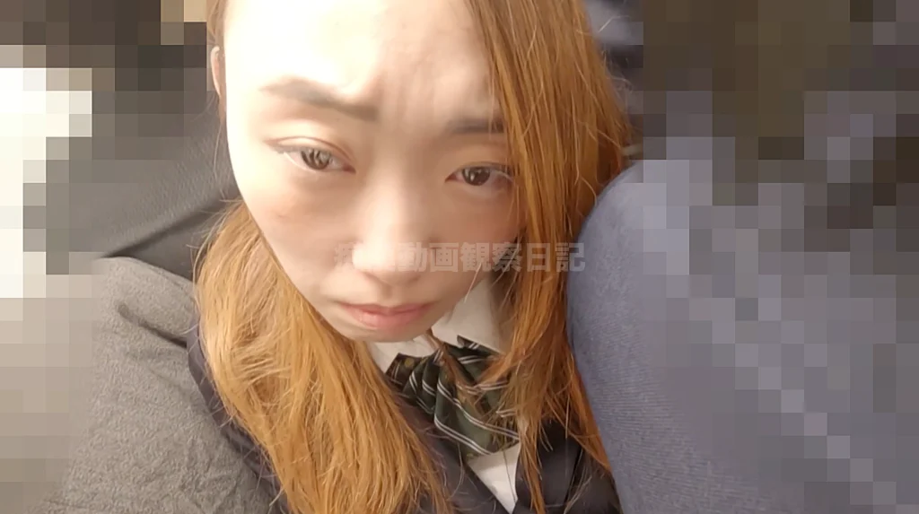 【痴触】茶髪ブレザーのお嬢さん執拗にクリトリスを狙われ理性が崩壊する-12