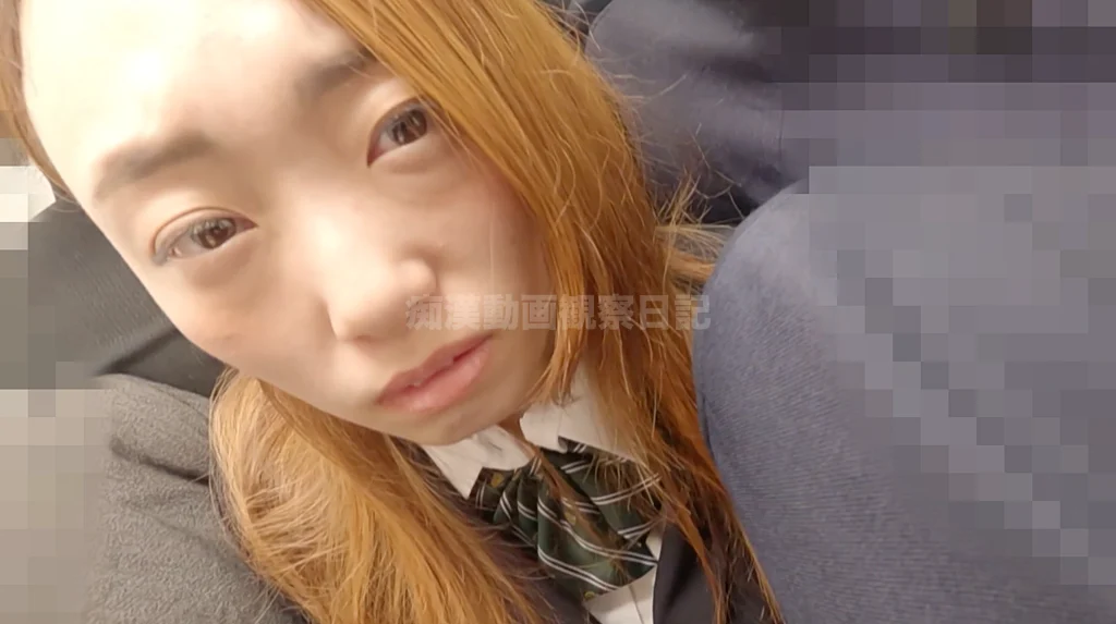 【痴触】茶髪ブレザーのお嬢さん執拗にクリトリスを狙われ理性が崩壊する-13