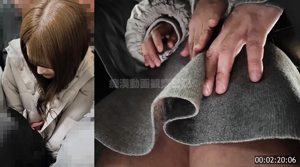 令8)#40 Toilet我慢中の女子大生が被触に遭って悶絶失速-4