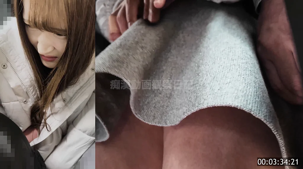 令8)#40 Toilet我慢中の女子大生が被触に遭って悶絶失速-5