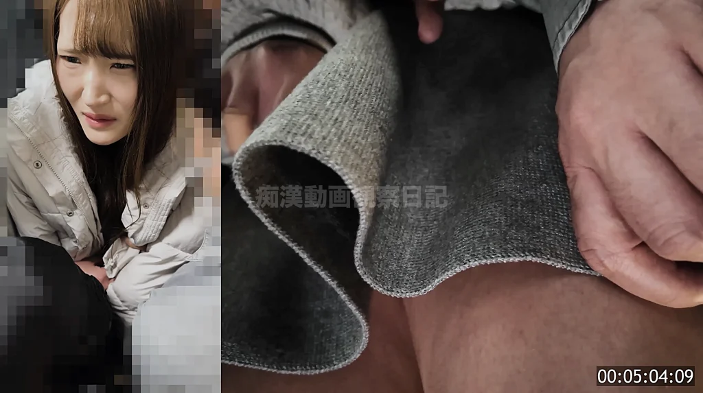 令8)#40 Toilet我慢中の女子大生が被触に遭って悶絶失速-7