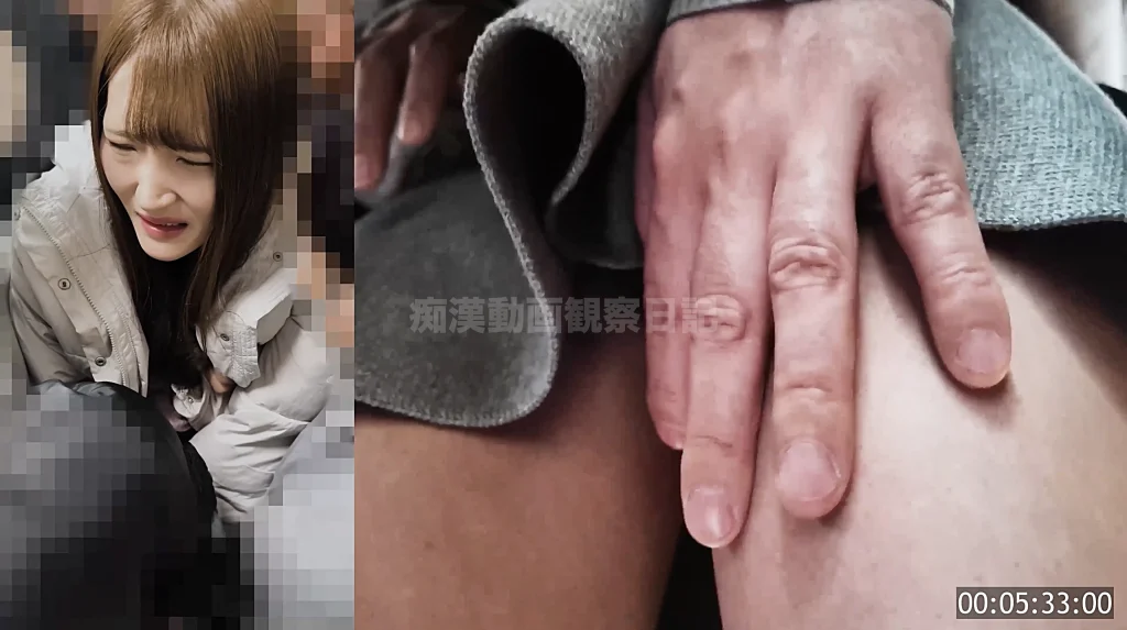 令8)#40 Toilet我慢中の女子大生が被触に遭って悶絶失速-8