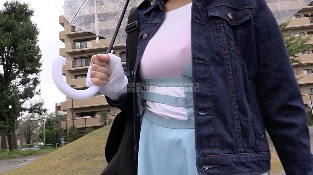 【再販】本物の満員電車に突撃!7 ~ノーブラで街を闊歩する分厚い唇女~-1