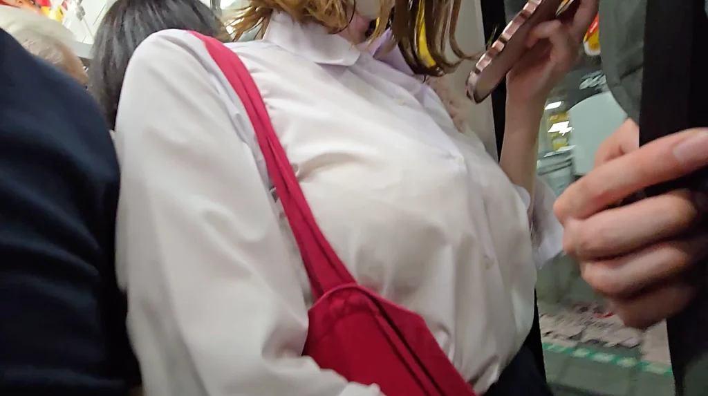 痴かん狂信者 #167【★6】色白ギャルの美巨乳を堪能！ブラウス脱がして柔らか生乳揉みまくり！-3