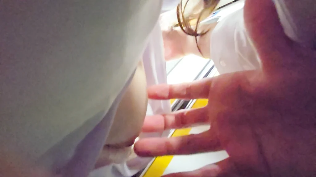 痴かん狂信者 #167【★6】色白ギャルの美巨乳を堪能！ブラウス脱がして柔らか生乳揉みまくり！-32